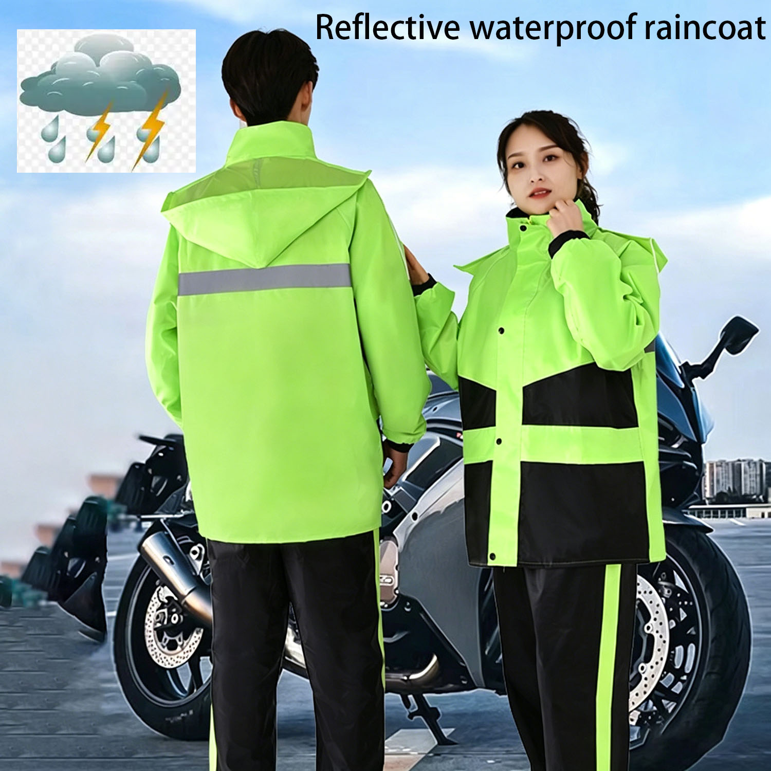 Motorcycle Gear Rain - Motorcycle Raincoat Suits Men Women Waterproof