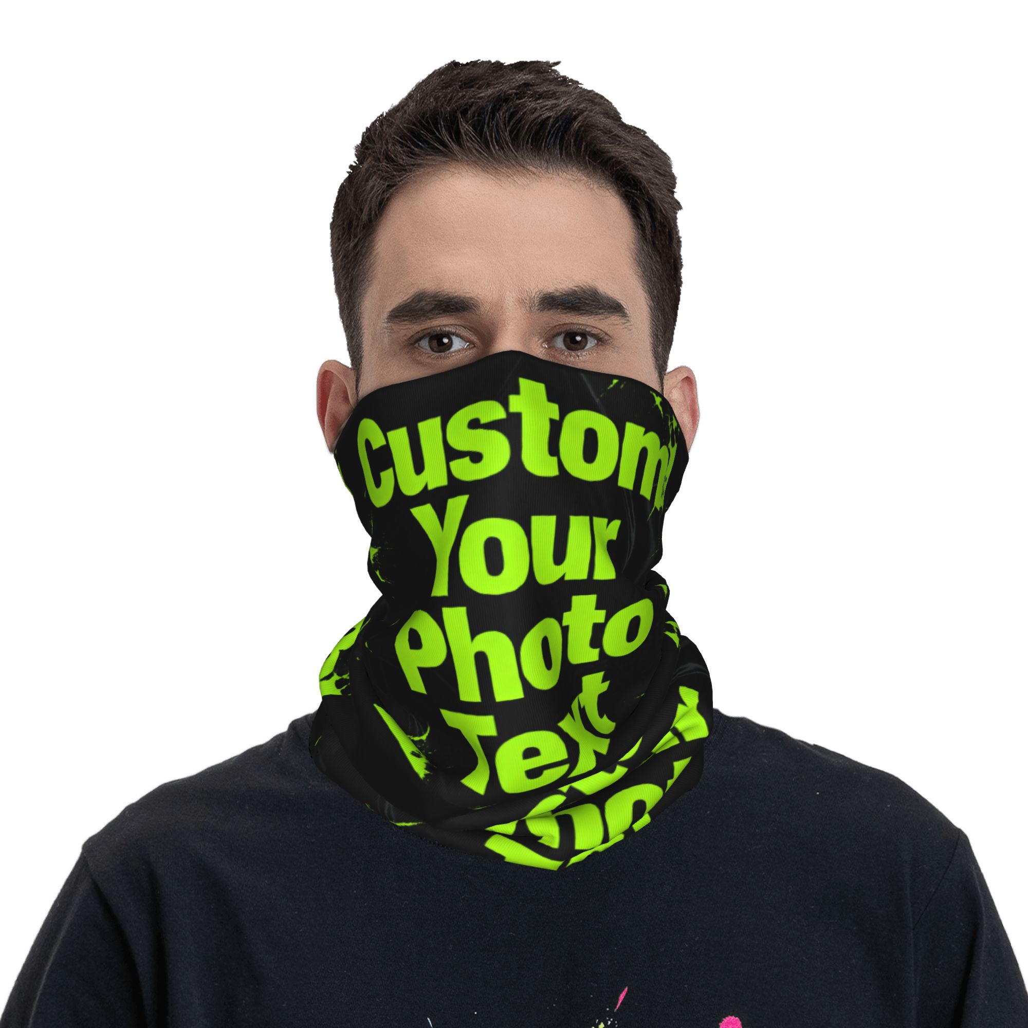 Neck Warmer Balaclava - Custom Custom Your Photo Logo Text