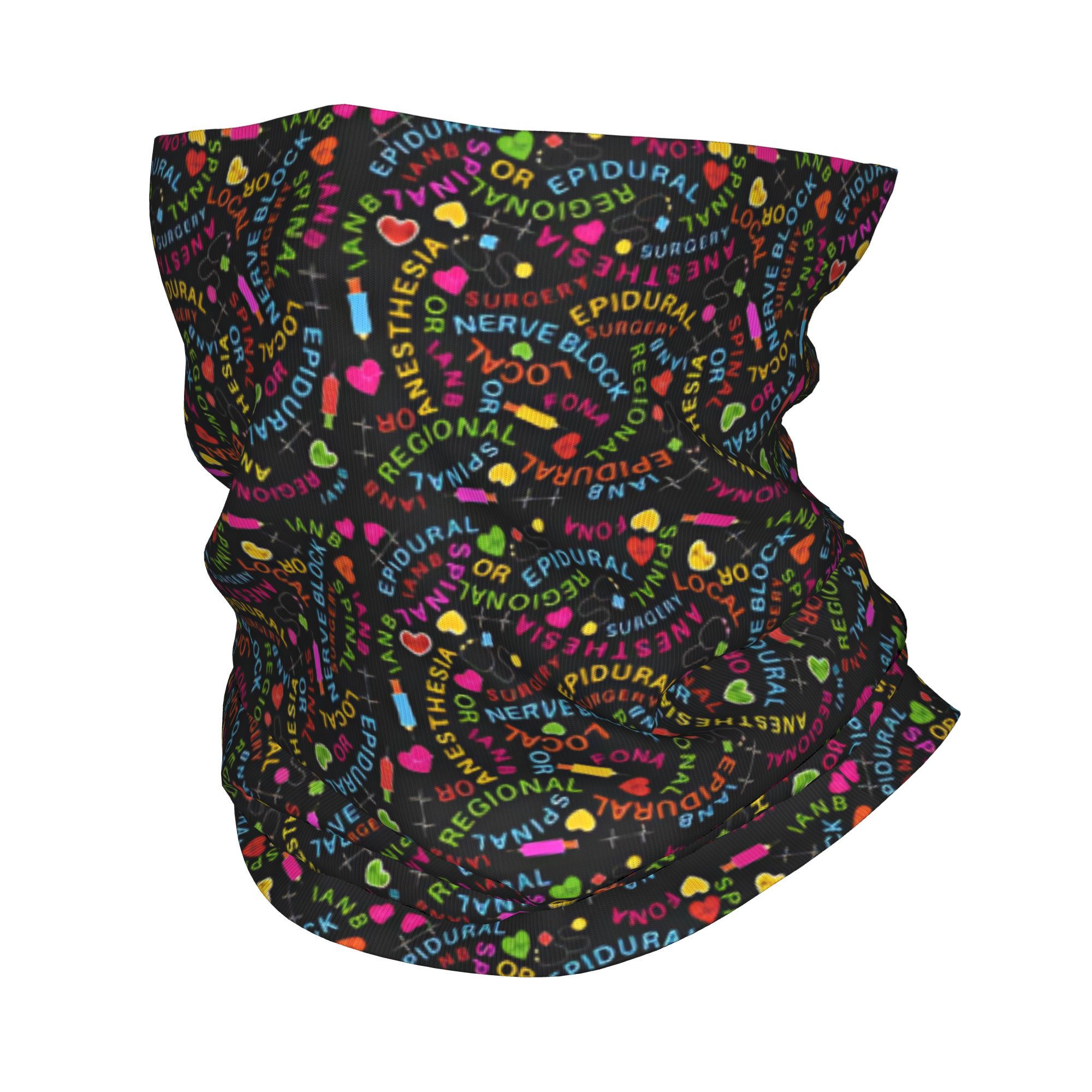 Neck Warmer Balaclava - Anesthesia Anesthesiology Medical Bandana Neck Gaiter