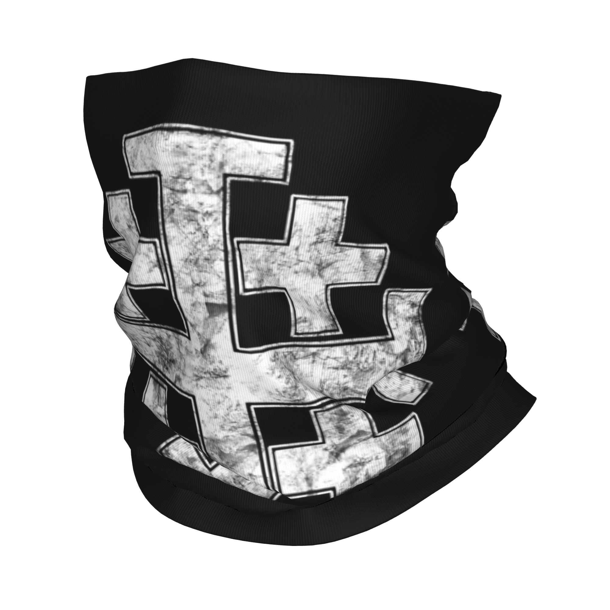 Neck Warmer Balaclava - Knight Jerusalem Cross Christian Bandana Neck