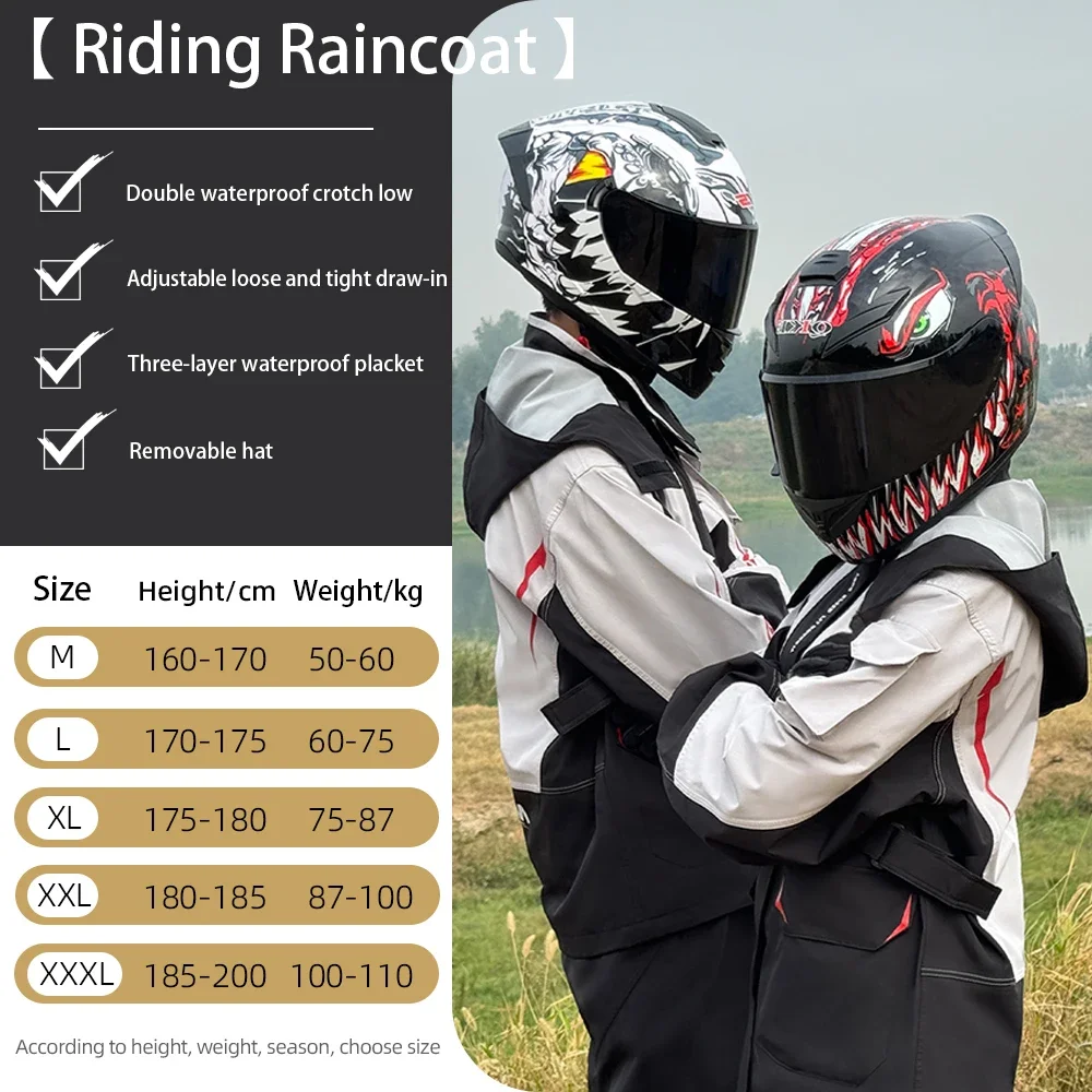 Men's and Women's Motorcycle R - огляд і ціна Motorcycle Gear Rain