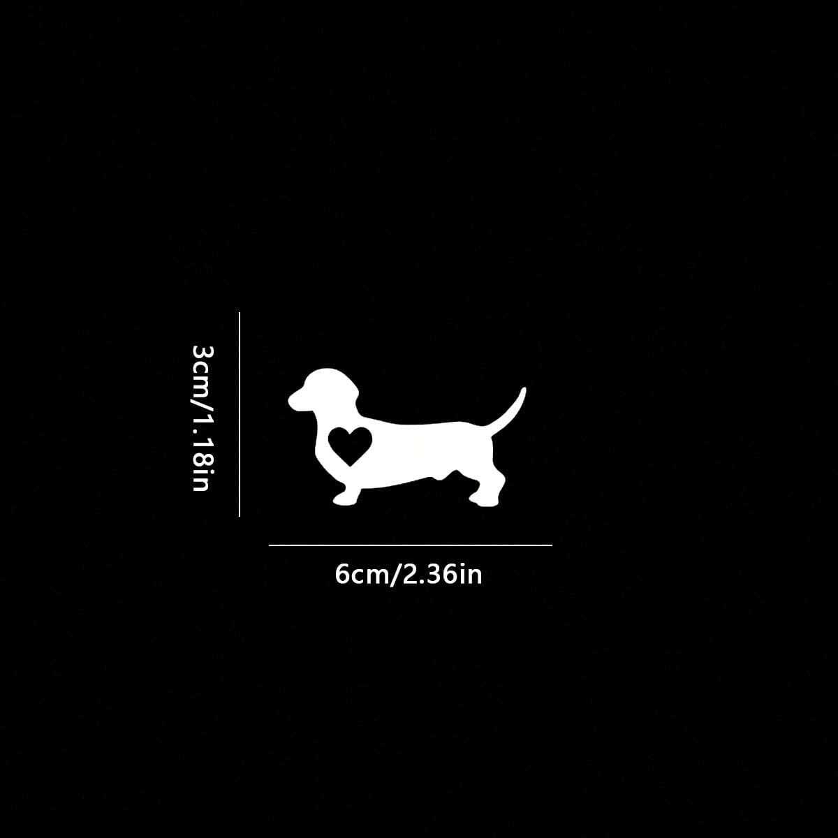 1 Pack Shape Dachshund Car Sti - огляд і ціна Motorcycle Gear For Dogs