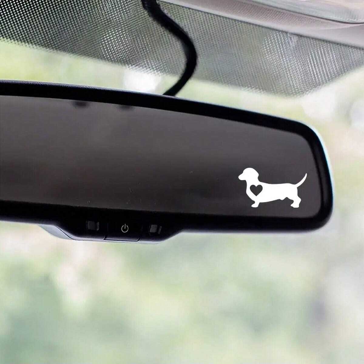 1 Pack Shape Dachshund Car Sti - огляд і ціна Motorcycle Gear For Dogs