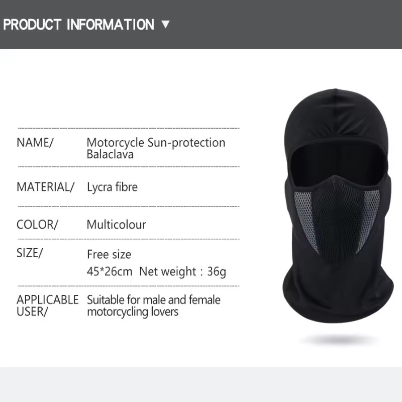 Full Face Mask Cycling Windpro - огляд і ціна Neck Warmer Balaclava