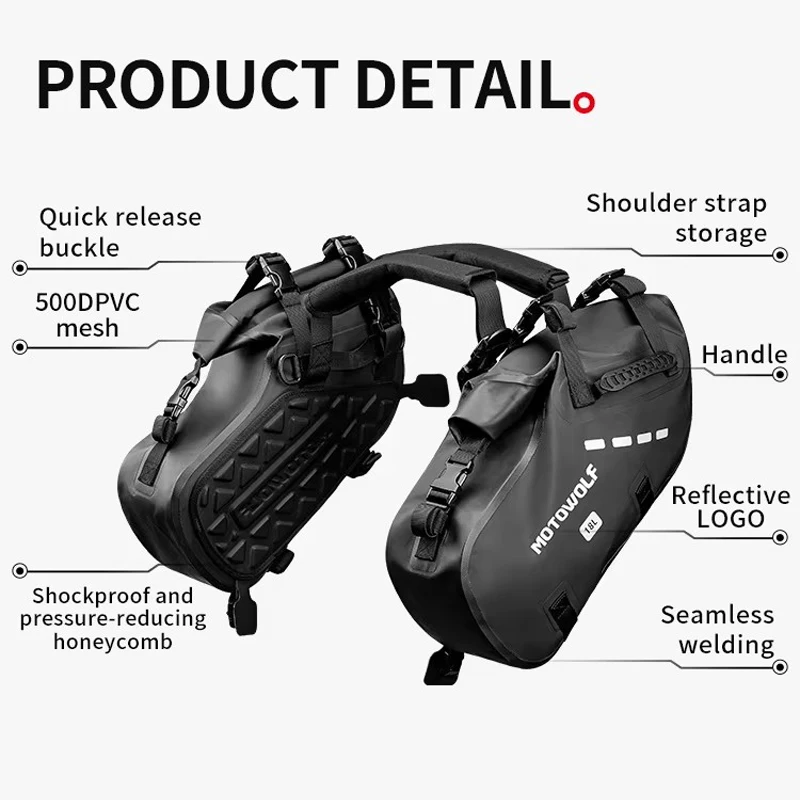 Motowolf Motorcycle Bag 100%Wa - огляд і ціна Motorcycle Gear Adventure