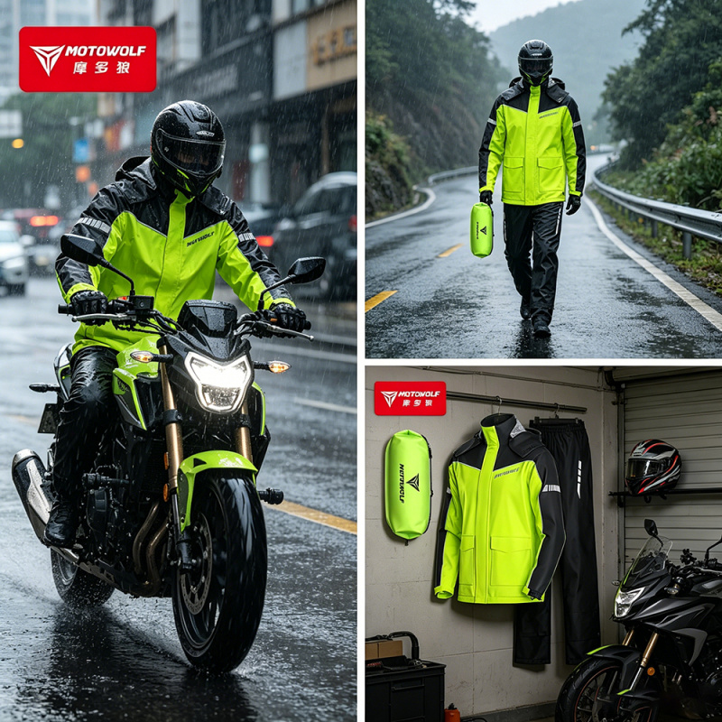 MOTOWOLF Motorcycle Raincoat A - огляд і ціна Motorcycle Gear Rain