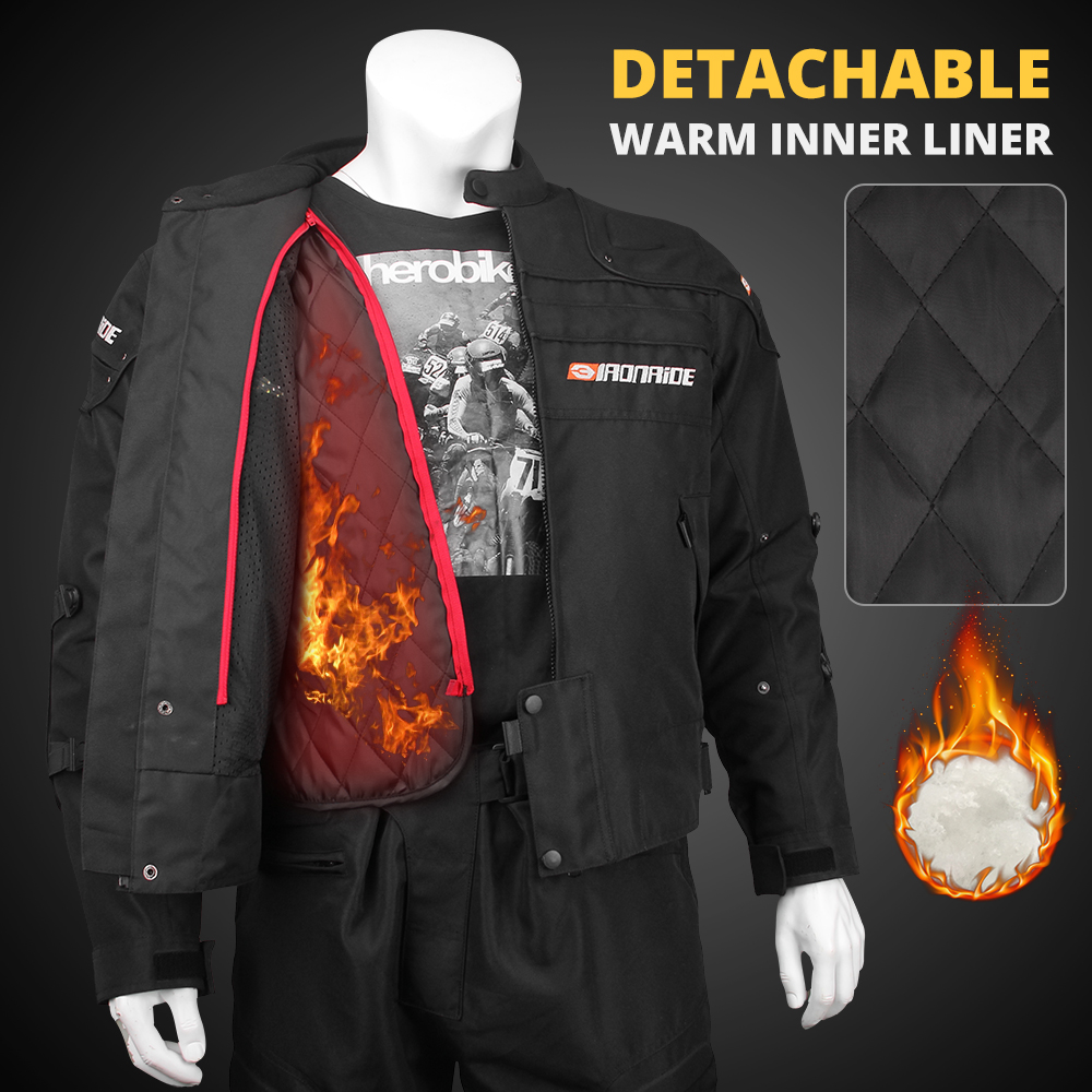 Men's Motorcycle Jacket Anti-F - огляд і ціна Motorcycle Wearing Gear