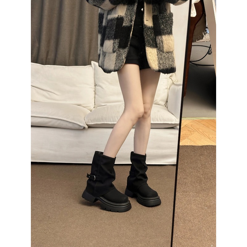 Women's Thick Bottom Boots Bri - огляд і ціна Motorcycle Gear Pants