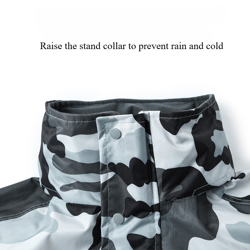 Camouflage Split Raincoat Rain - огляд і ціна Motorcycle Gear Rain