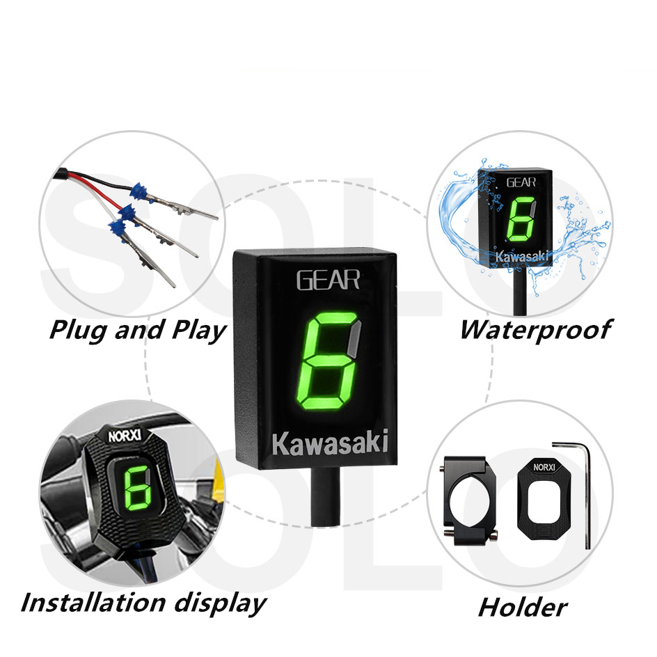 Motorcycle Gear Indicator 1-6  - огляд і ціна Gear Indicator Display
