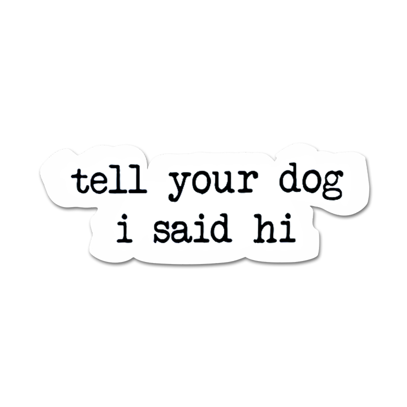 Creative text stickers tell yo - огляд і ціна Motorcycle Gear For Dogs