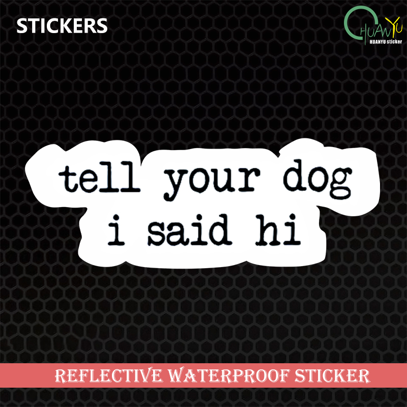 Creative text stickers tell yo - огляд і ціна Motorcycle Gear For Dogs