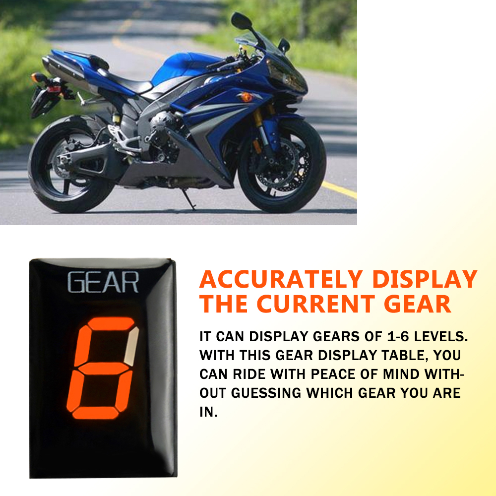 For YAMAHA YZF-R1 YZFR1 YZF-R6 - огляд і ціна Gear Indicator Display