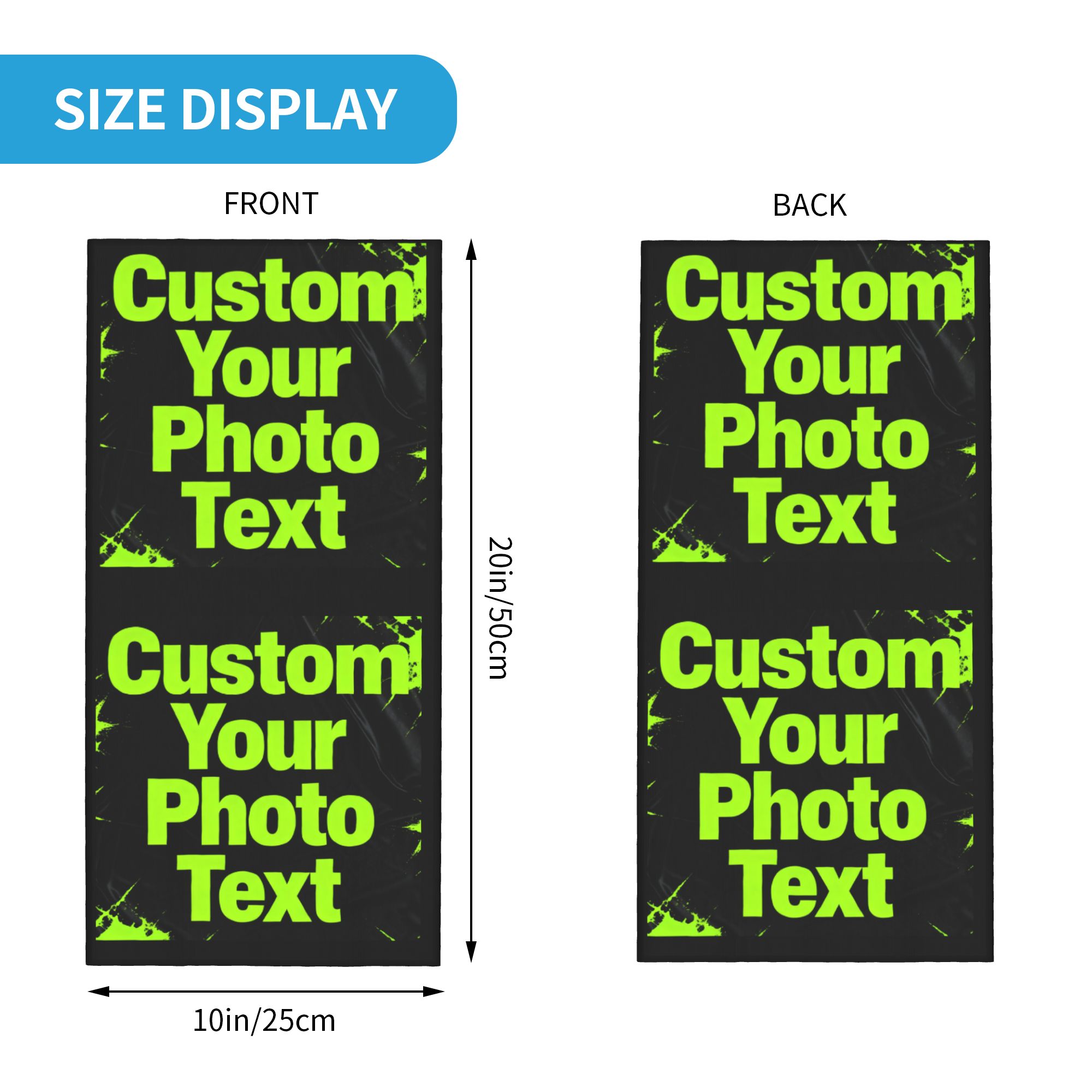 Custom Custom Your Photo Logo  - огляд і ціна Neck Warmer Balaclava