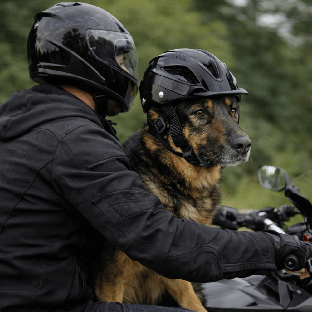 Pet Headgear Adjustable Dog He - огляд і ціна Motorcycle Gear For Dogs
