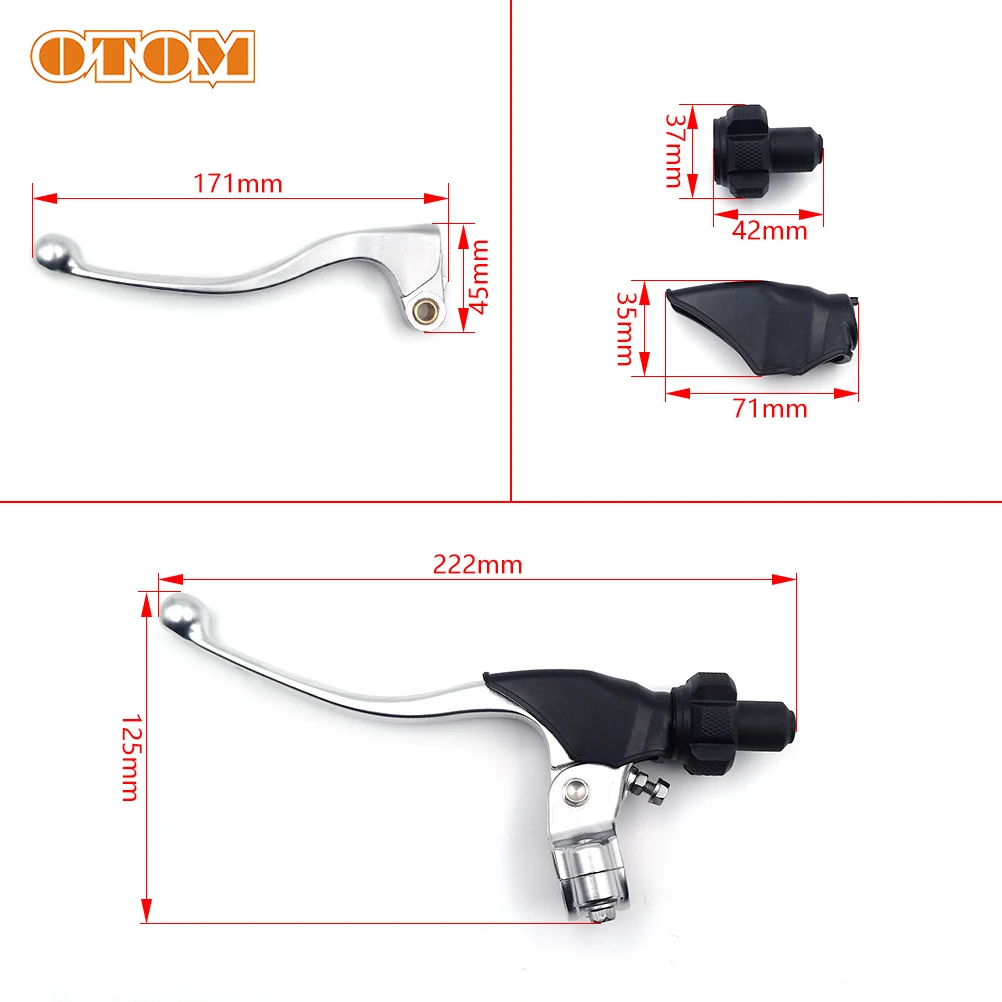 OTOM Motorcycle Clutch Lever A - огляд і ціна Motorcycle Gear Lever Rubber