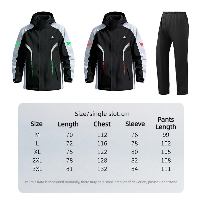 Motorcycle Rain Suit Men Water - огляд і ціна Motorcycle Gear Rain