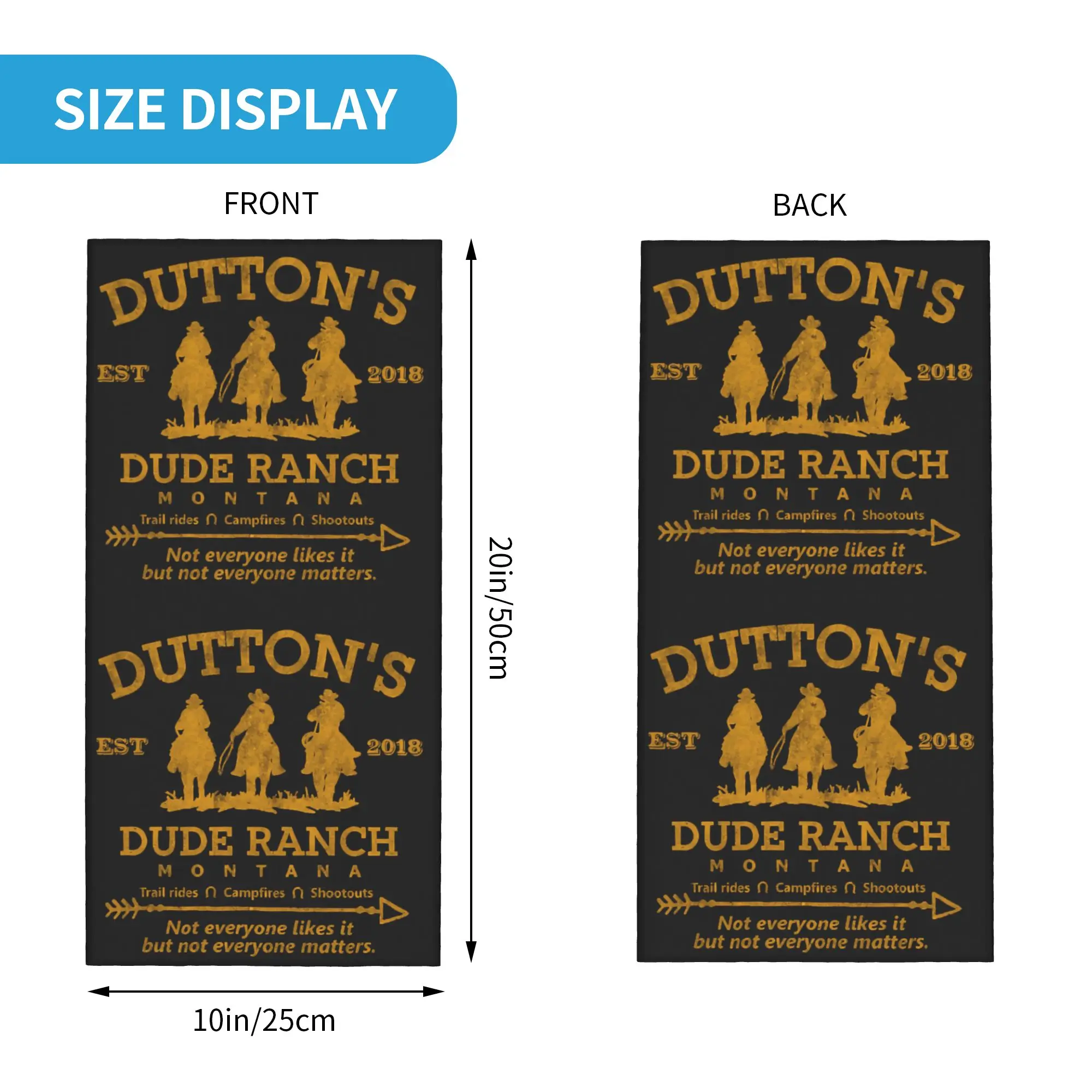 Yellowstone Dutton Ranch Arrow - огляд і ціна Neck Warmer Balaclava