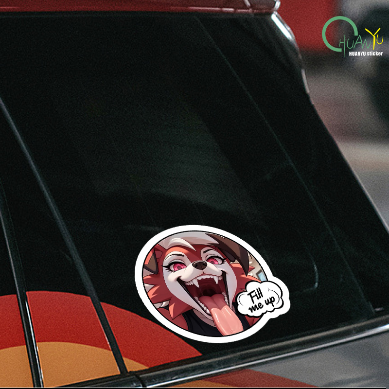 Car sticker fox dog head perso - огляд і ціна Motorcycle Gear For Dogs