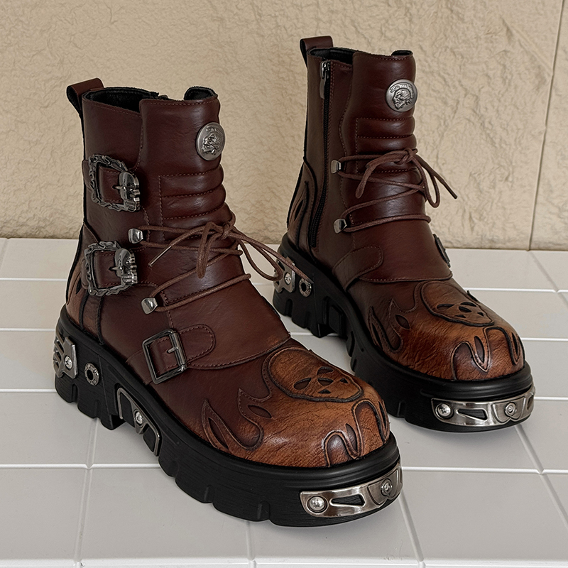 Men Height Increasing Punk Sty - огляд і ціна Motorcycle Gear Pants