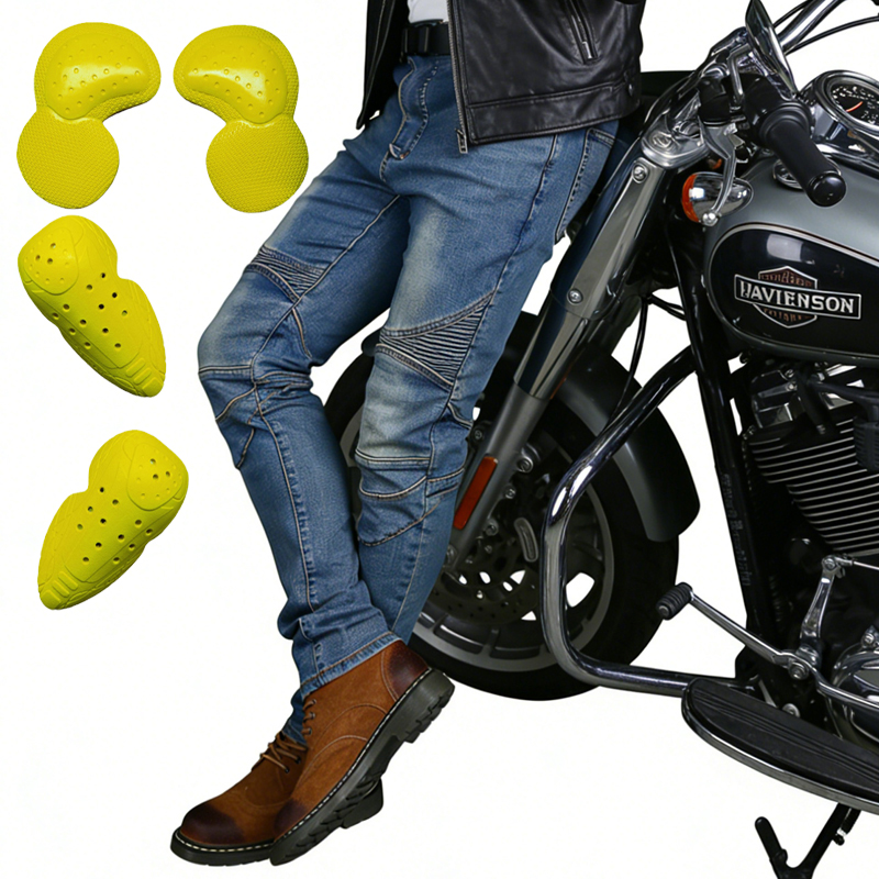 Men's Motorcycle Jeans Blue Di - огляд і ціна Motorcycle Wearing Gear